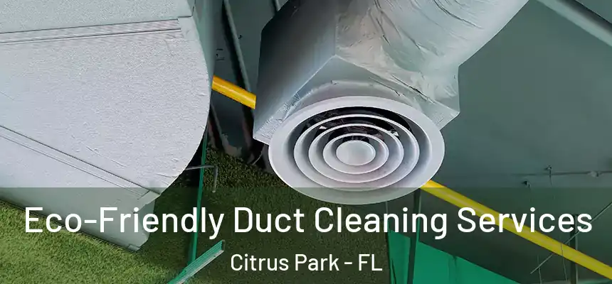 Eco-Friendly Duct Cleaning Services Citrus Park - FL